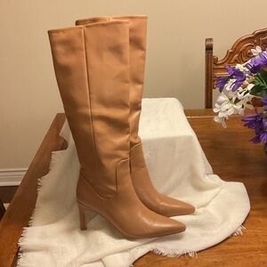 Billini Camel Heeled knee high Boots